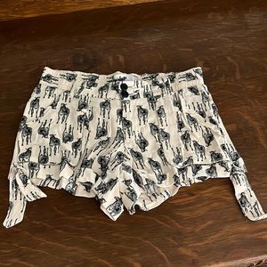 cute zebra shorts